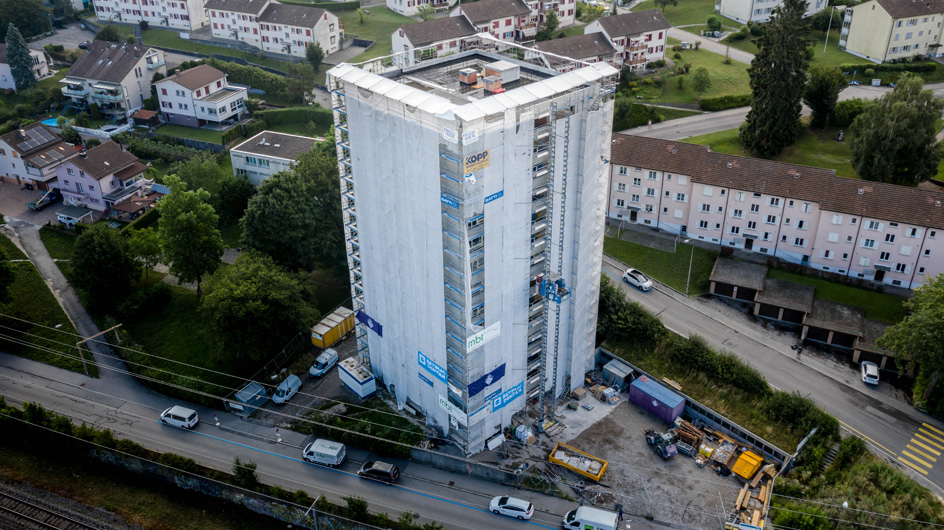 Sanierung Hochhaus Mettlenweg 66
